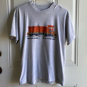 Vintage Train T-Shirt  Ford (Rare)